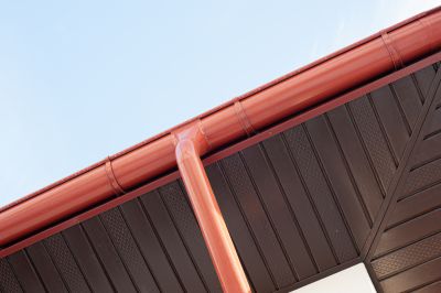 Vinyl Gutters Installation detail