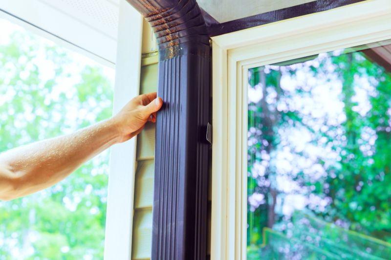 Metal Downspout Replacement