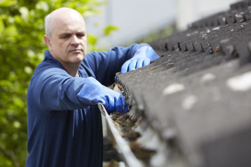 Cleaning Gutter Debris